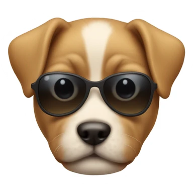 puppies wearing sunglasses sticker