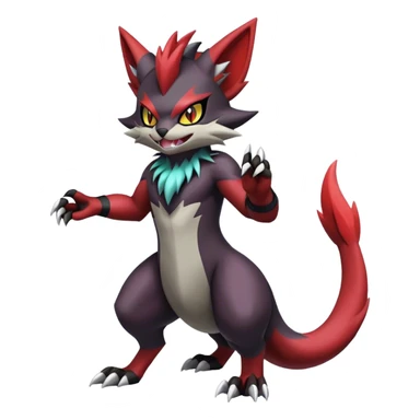 Noivern-Torracat-Zoroark full body sticker