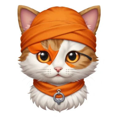 Crea un gatito y haslo pirata sticker