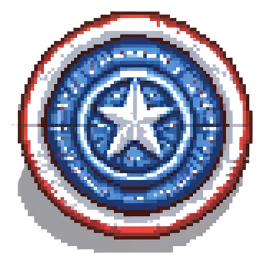 captain america shield sticker