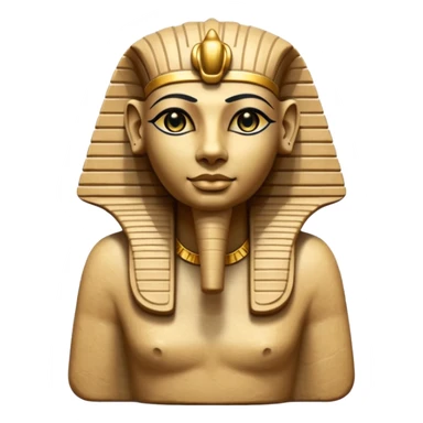 egypt sfenks sculpt sticker
