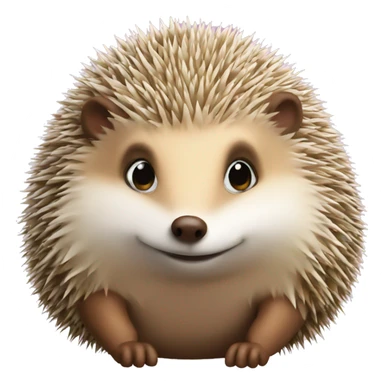 kiss hedgehog sticker