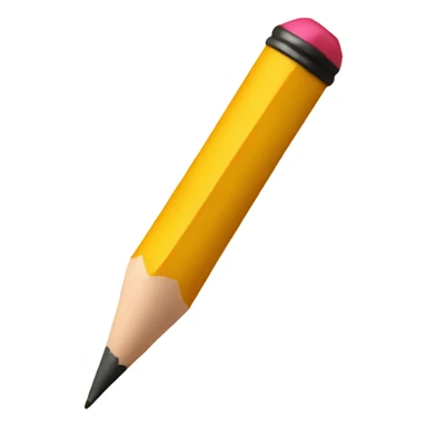 writing pencil on a document sticker