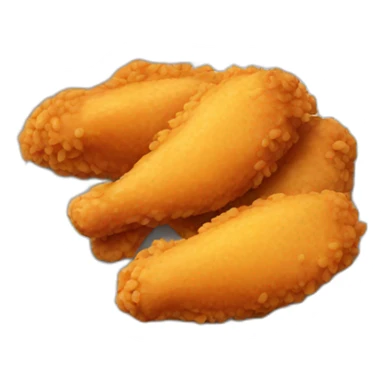 Chiken tenders food sticker
