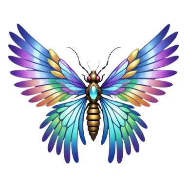 can you generate 6 unique wings designs? just the wings - no body, head, or feet necessary sticker