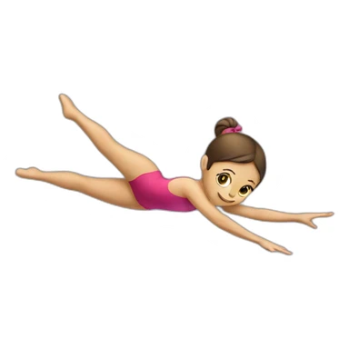 aerial gymnastic sticker