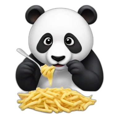Panda who is eating Marine Lepen sticker