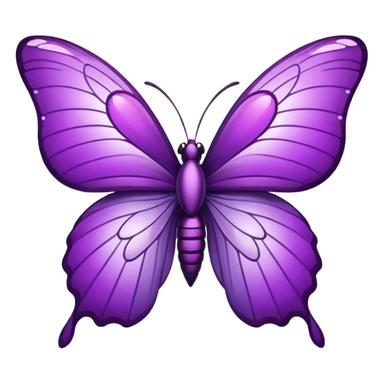 Mariposa morada sticker