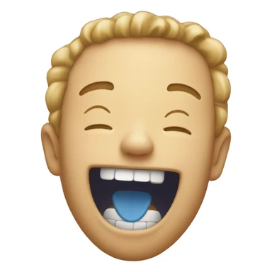 laugh heartily sticker