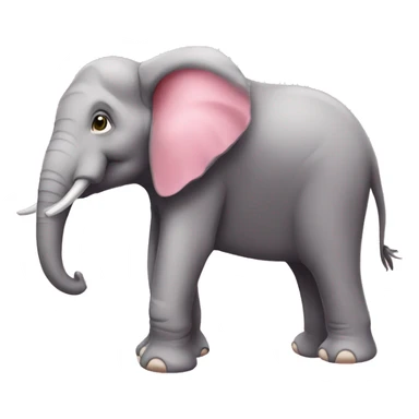 Elefante cor de Rosa  sticker