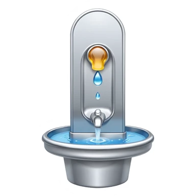 public drinking fountain sticker