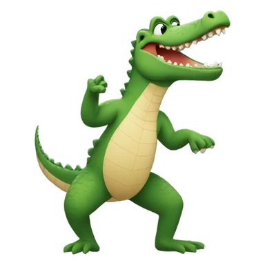 Crocodile dancing  sticker