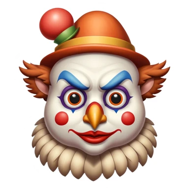 Baykuş Palyaço Bayk sticker