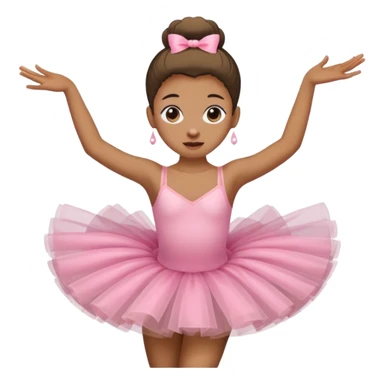 Create an emoji that is rolling his eyes mixed with throwing up and at dance 🩰 sticker