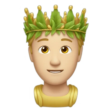 laurel crown sticker