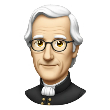 Create Adam Smith, famous economist emoji. sticker