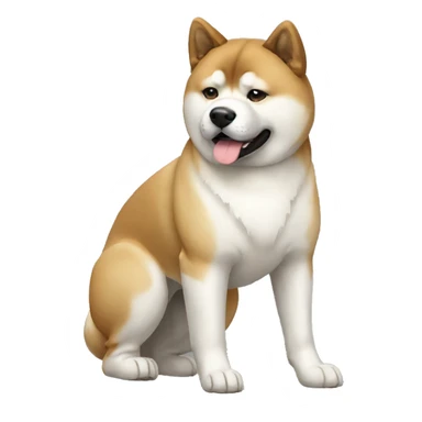 Akita Dog Breed Full Body sticker