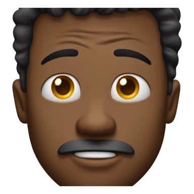 Black man grossed out sticker