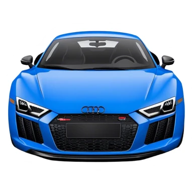 Audi R8 - Audi (Model Year: 2022)(Iconic Blue and Black) sticker