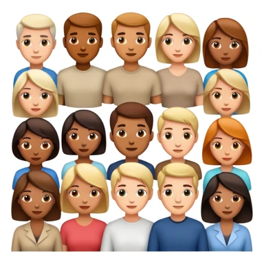 Women and men  sticker