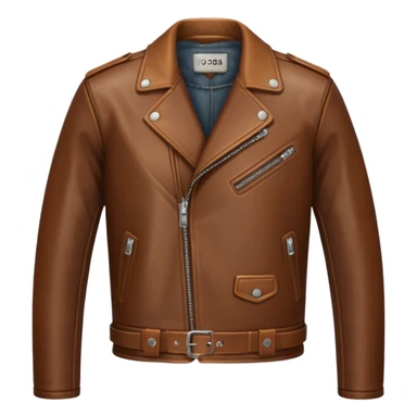 Brown jacket sticker