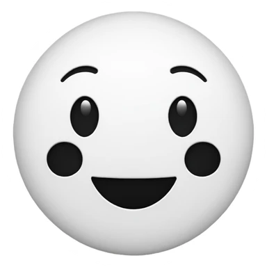Hazme el emoji del mundo pero en blanco y negro sticker