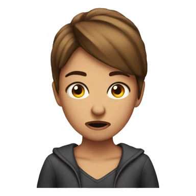 girl mad at her boyfriend  sticker