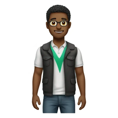 homem com roupa de academia sticker