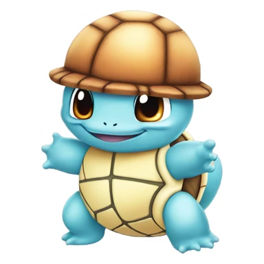 Squirtle with sun glaces sticker