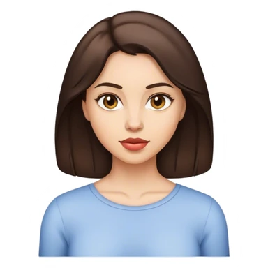 Behavioral therapist one brunette woman sticker