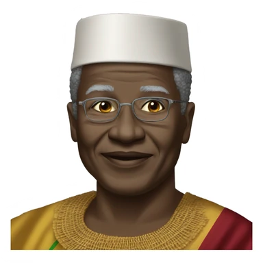 Assimi Goïta président of Mali sticker