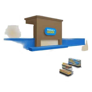 Walmart store  sticker