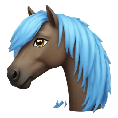 blue mane sticker