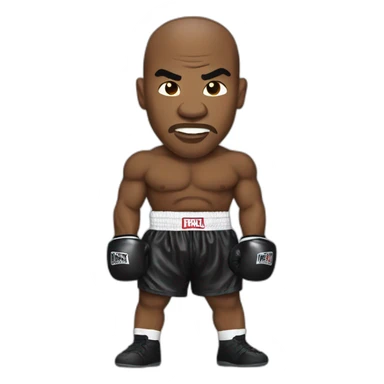 Mike tyson boxing sticker