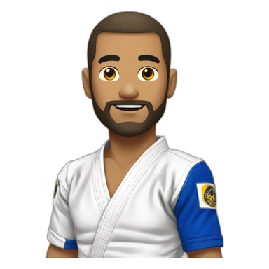 No gi bjj guy sticker
