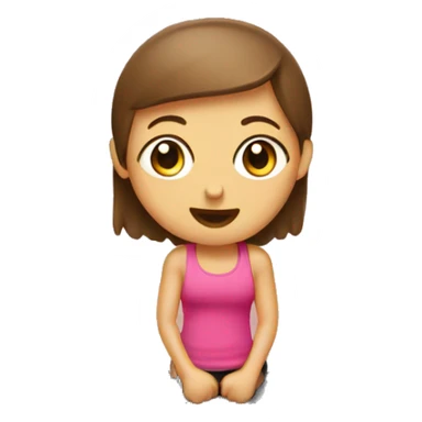 Hip thrust gym sticker