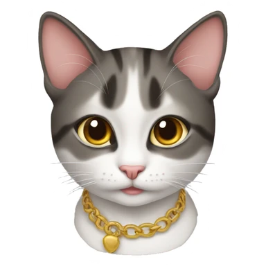 Coquette cat sticker