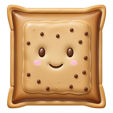 Brown sugar pop tart sticker
