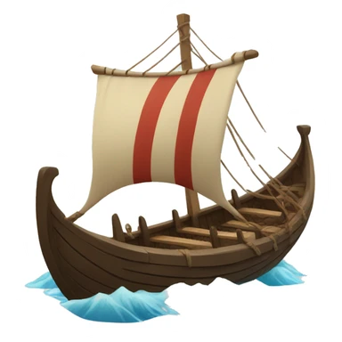 Viking longboat sticker