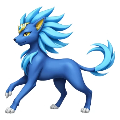 Luxray-Suicune-Solgaleo-fusion sticker