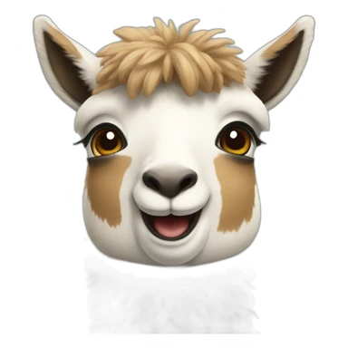 alpaka happy sticker