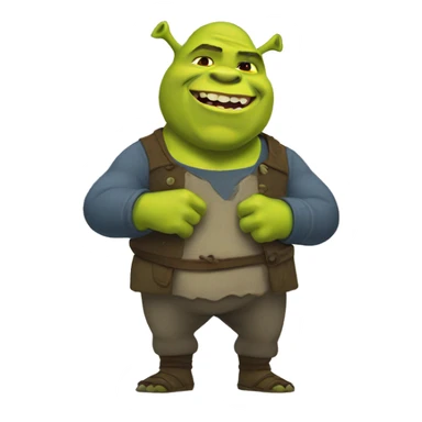Shrek as Pokemon sticker