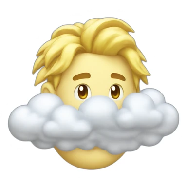 Cloud final fantasy sticker