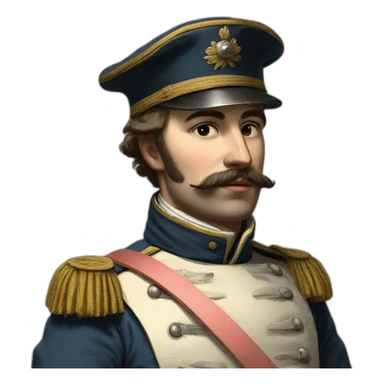 Soldat français 1870 sticker