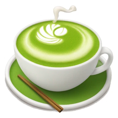 Matcha latte  sticker