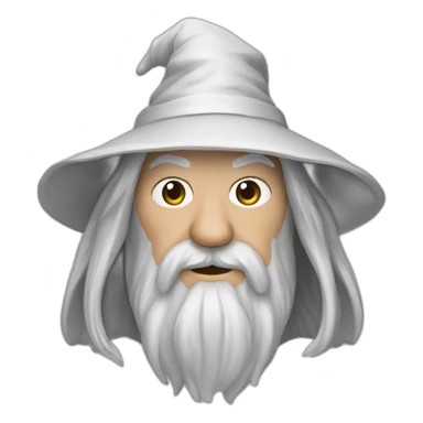 Gandalf the white sticker