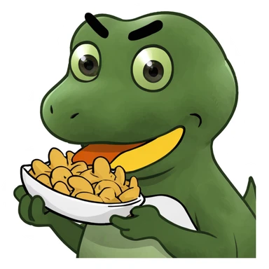 Donald Duck eats dog sticker