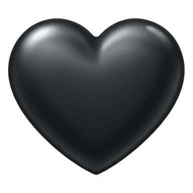 Black Heart H sticker