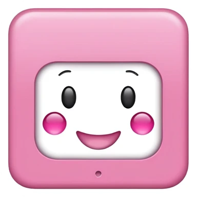 Pink square with 'OK' text sticker