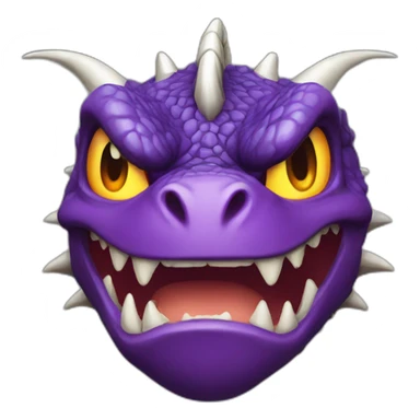 angry dragon sticker